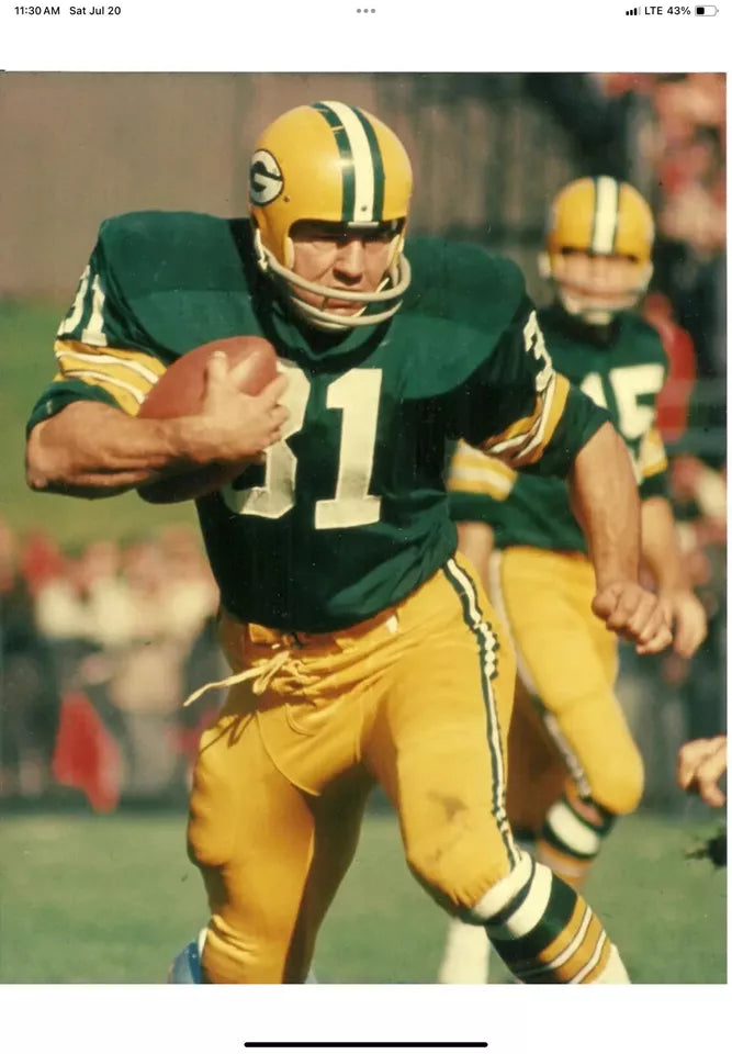 Vintage Riddell Kra-Lite TK2 Football Helmet Green Bay Packers Jim Taylor  WESTBROOKSPORTSCARDS