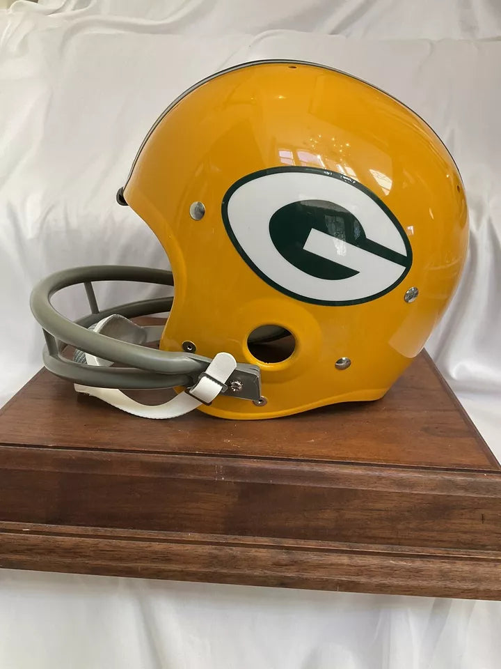 TK2 Style Football Helmet Custom Green Bay Packers Don Horn Autograph WESTBROOKSPORTSCARDS