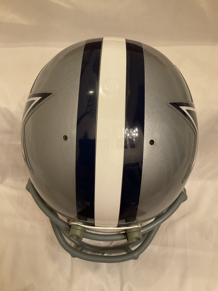 TK2 Style Dallas Cowboys Suspension Football Helmet Danny White OPO Mask WESTBROOKSPORTSCARDS