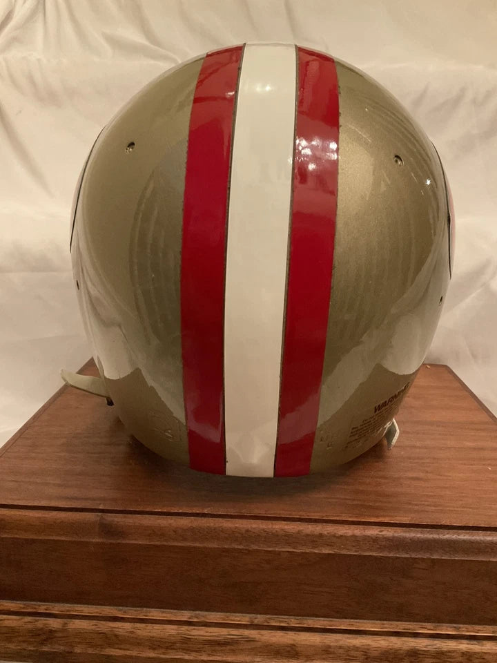 Vintage 1977 Riddell PAC3 Football Helmet San Francisco 49ers QB Style Mask WESTBROOKSPORTSCARDS