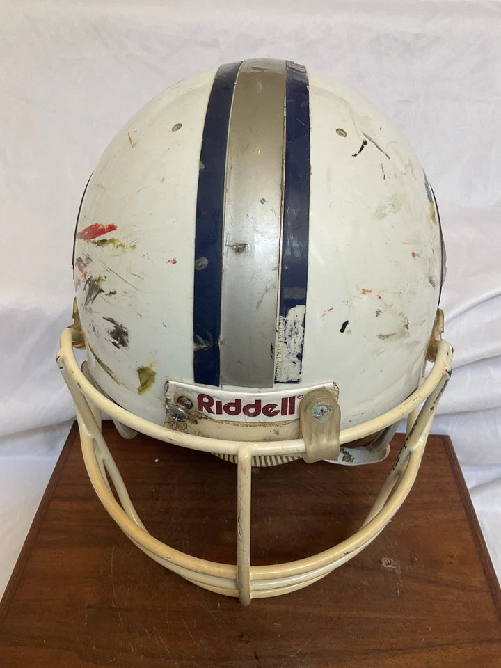 Vintage Riddell WD-1 New Jersey Oaks 1984 Game Used Football Helmet WESTBROOKSPORTSCARDS