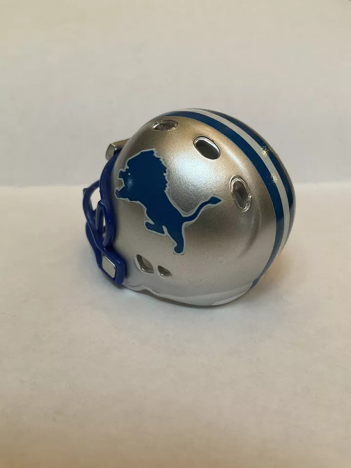 Detroit Lions Custom Riddell Throwback Pocket Pro Helmet WESTBROOKSPORTSCARDS