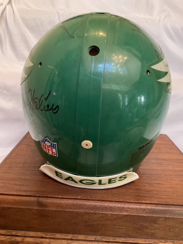 Vintage Riddell VSR-3 Football Helmet Philadelphia Eagles Game Used 1988 WESTBROOKSPORTSCARDS