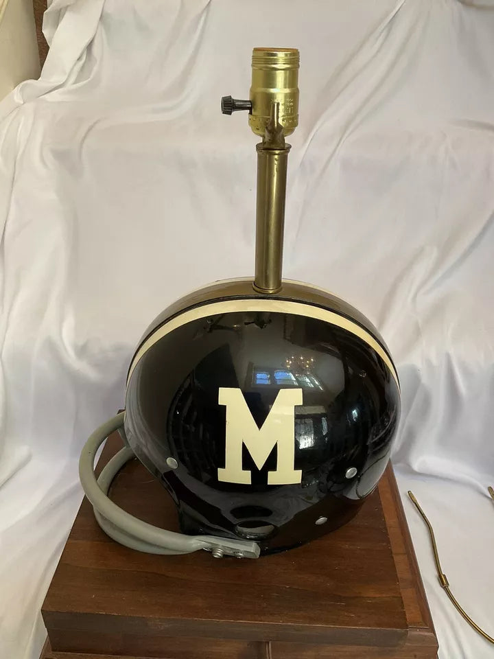 Vintage Original Riddell 1972 Missouri Tigers Kra-Lite Football Helmet Lamp RARE WESTBROOKSPORTSCARDS