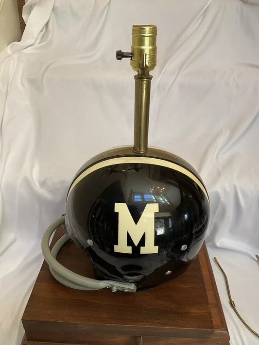 Vintage Original Riddell 1972 Missouri Tigers Kra-Lite Football Helmet Lamp RARE WESTBROOKSPORTSCARDS