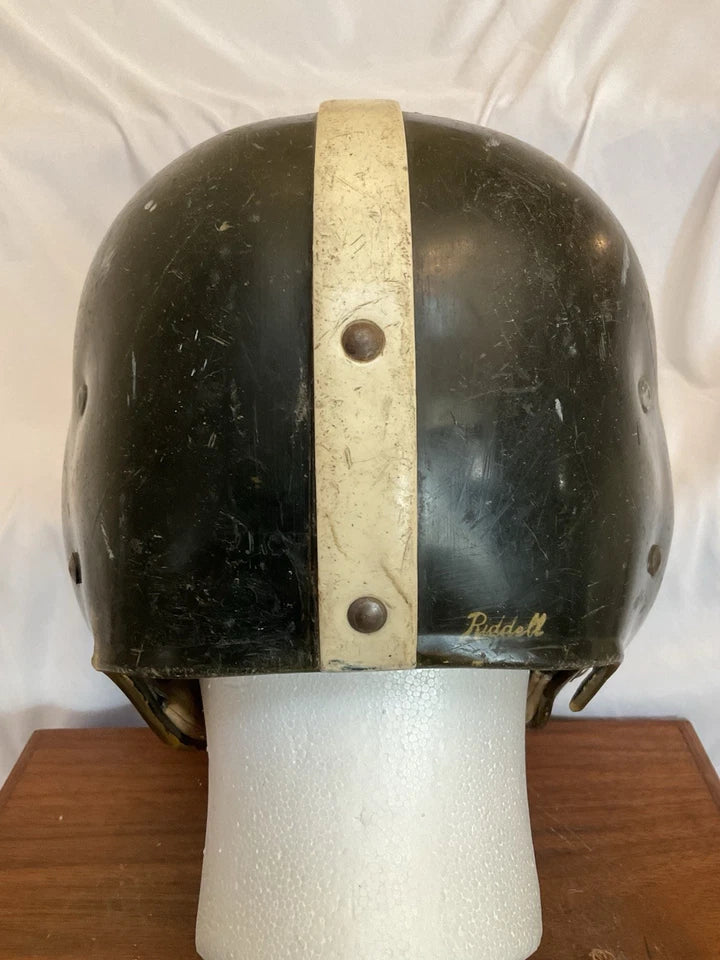Riddell 1950s RT2 Vintage Football Helmet Black Under Clear Shell WESTBROOKSPORTSCARDS