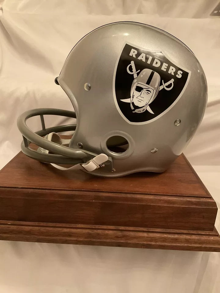 Oakland Raiders RK Vintage 1968 Style Football Helmet George Blanda WESTBROOKSPORTSCARDS
