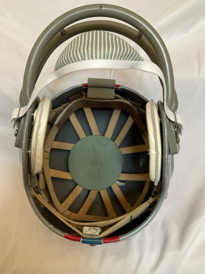 Original Riddell 1970 Houston Oilers Kra-Lite-8 TK2 Game Football Helmet WESTBROOKSPORTSCARDS