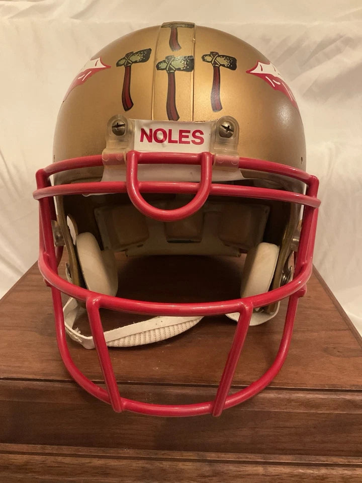RIddell VSR Football Helmet Vintage Game Used 1988-90 Florida State Seminoles WESTBROOKSPORTSCARDS
