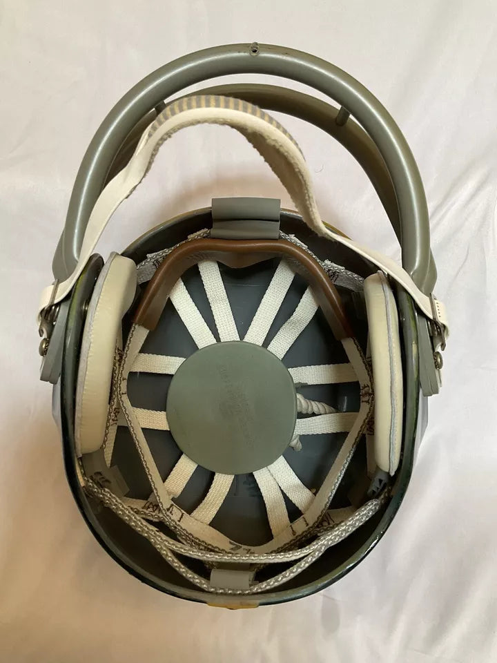 Original Riddell 1969 Michigan Wolverines Kra-Lite TK2 Game Football Helmet WESTBROOKSPORTSCARDS