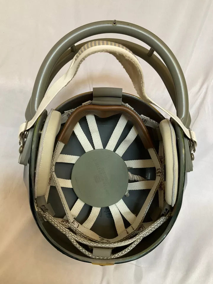 Original Riddell 1969 Michigan Wolverines Kra-Lite TK2 Game Football Helmet  WESTBROOKSPORTSCARDS