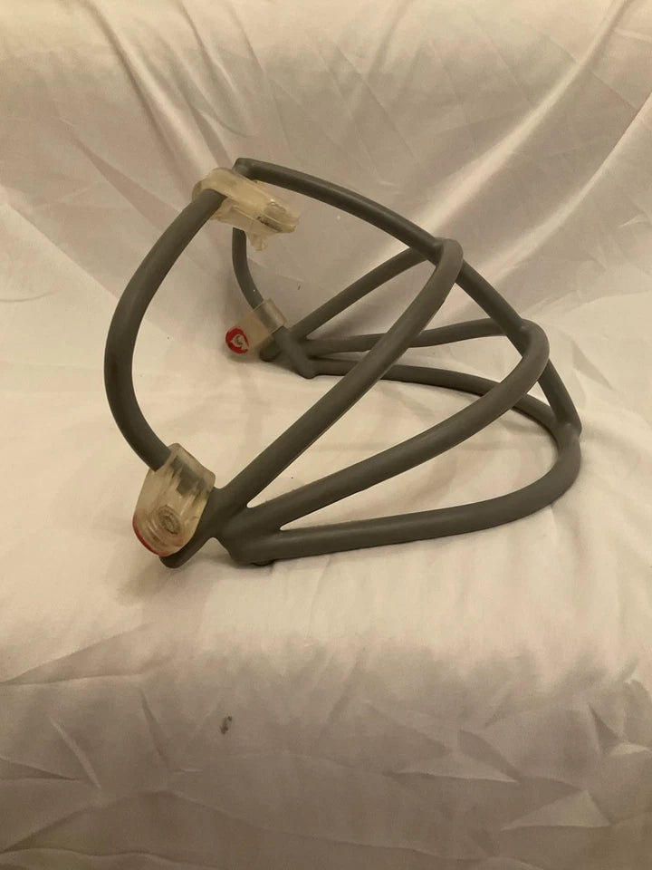 Original Vintage Riddell NJOP Football Helmet Gray Face Mask Fits TK Helmets! WESTBROOKSPORTSCARDS