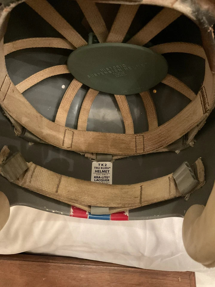 Original Riddell 1970 Houston Oilers Kra-Lite TK2 Game Football Helmet WESTBROOKSPORTSCARDS