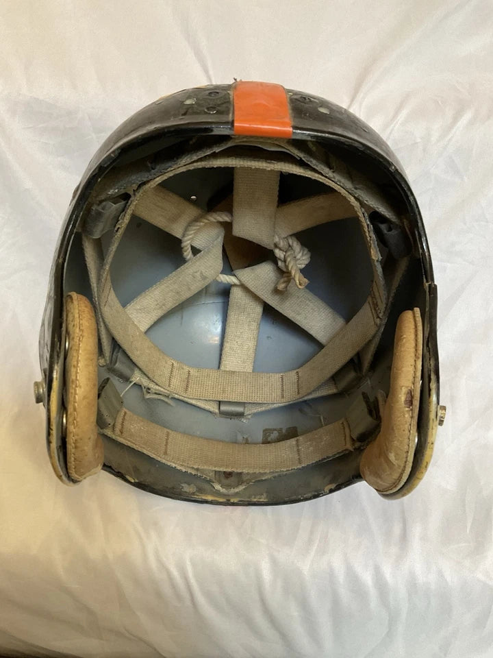 Riddell Kra-Lite TK5 Used Cracked Early 60s Suspension Football Helmet Size7 3/8 WESTBROOKSPORTSCARDS