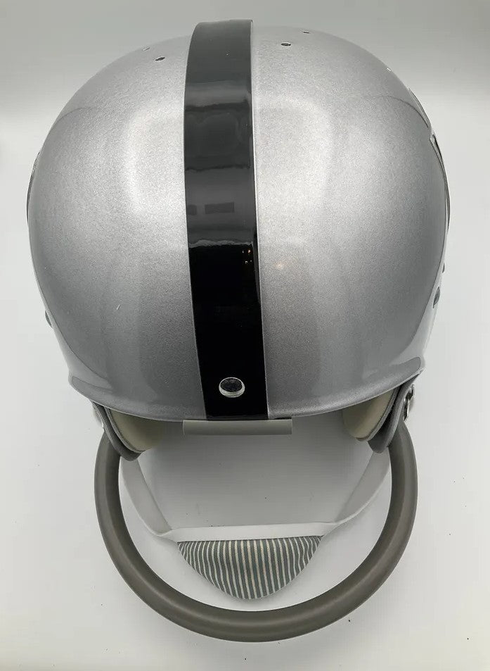 RK Vintage Style Oakland Raiders Football Helmet- Fred Biletnikoff Sports Mem, Cards & Fan Shop:Game Used Memorabilia:Football-NFL:Helmet WESTBROOKSPORTSCARDS