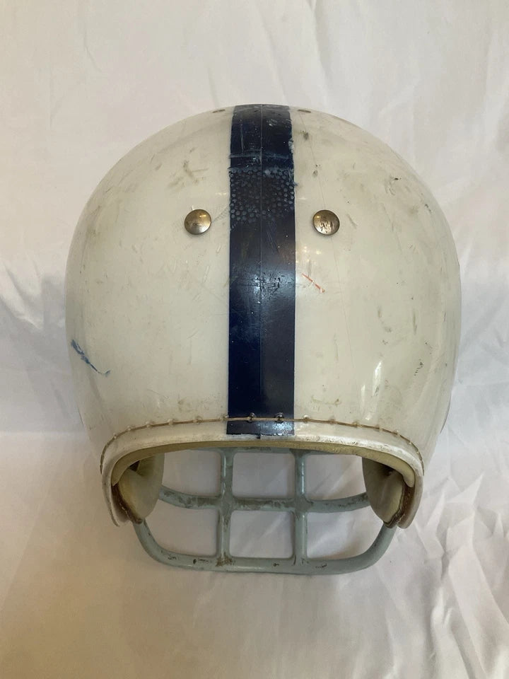 Baltimore Colts MacGregor 1960s Game Used Clear Shell Football Helmet WESTBROOKSPORTSCARDS
