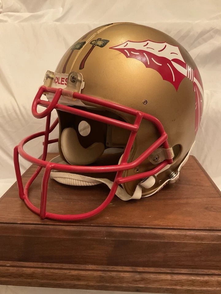 RIddell VSR Football Helmet Vintage Game Used 1988-90 Florida State Seminoles WESTBROOKSPORTSCARDS