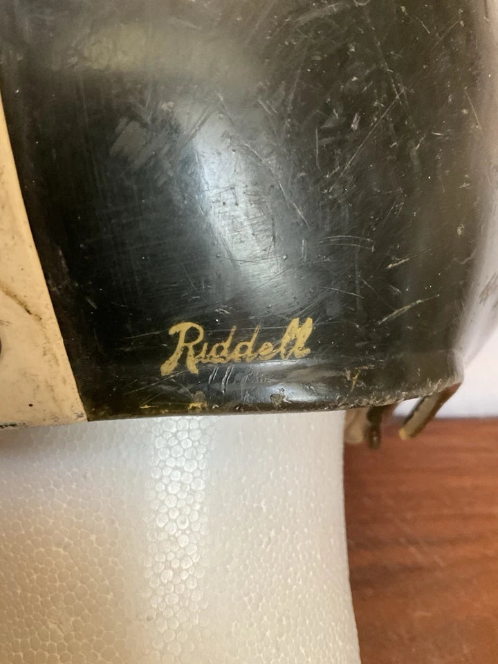 Riddell 1950s RT2 Vintage Football Helmet Black Under Clear Shell WESTBROOKSPORTSCARDS