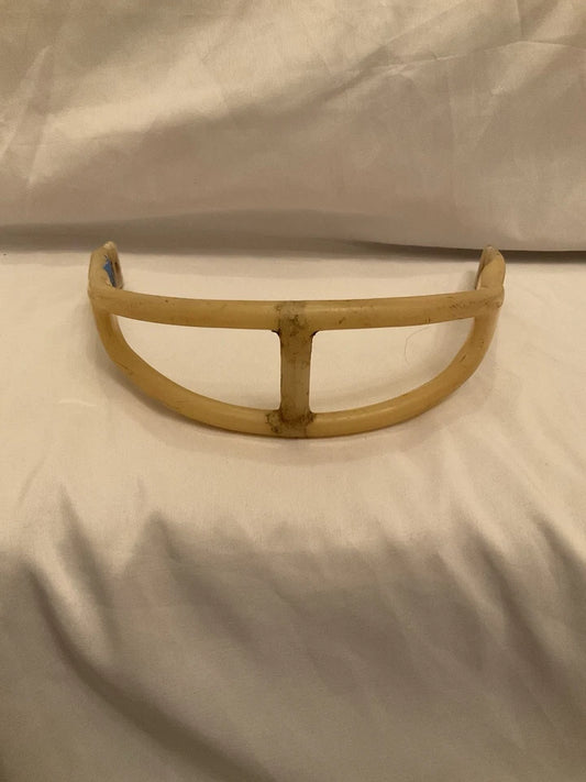 1960's Vintage ORIGINAL MacGregor Type 2-Bar Facemask For Suspension Helmet WESTBROOKSPORTSCARDS