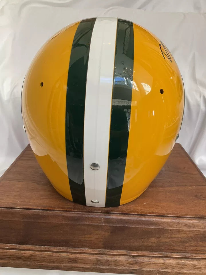 TK2 Style Football Helmet Custom Green Bay Packers Don Horn Autograph WESTBROOKSPORTSCARDS
