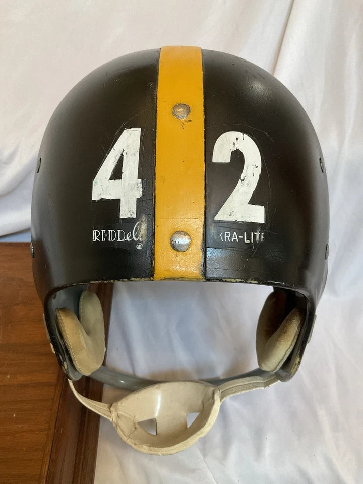 Vintage Riddell 1961 TK5 Kra-Lite Football Helmet Pittsburgh Steelers