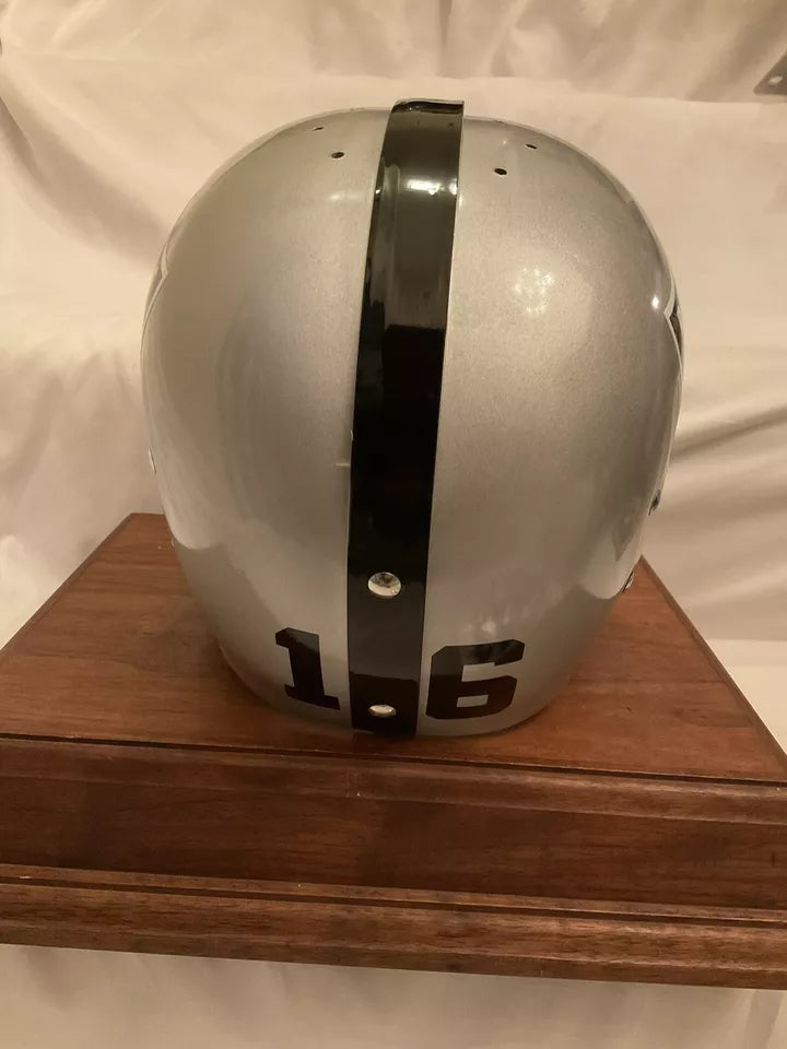 Oakland Raiders RK Vintage 1968 Style Football Helmet George Blanda WESTBROOKSPORTSCARDS