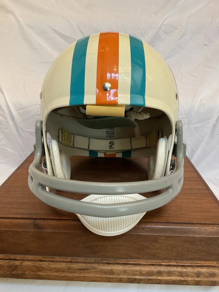 Vintage Riddell TK2 Football Helmet Miami Dolphins Bob Griese WESTBROOKSPORTSCARDS