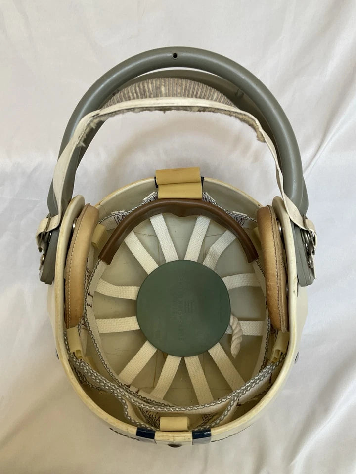 Original Riddell Yale Bulldogs Kra-Lite TK2 Game Football Helmet 100 Year Ann. WESTBROOKSPORTSCARDS