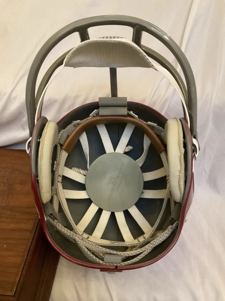 RK2 Style Football Helmet 1969 Washington Redskins Spear Cardinal Color DG-120