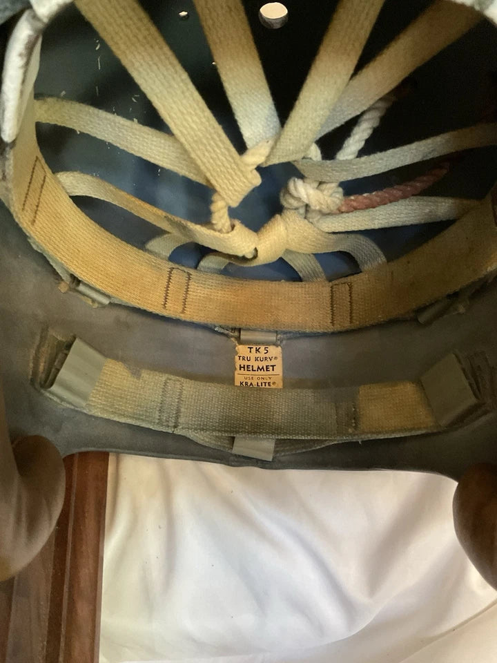 Vintage 1960s Game Used Suspension Football Helmet Vanderbilt Commodores? WESTBROOKSPORTSCARDS