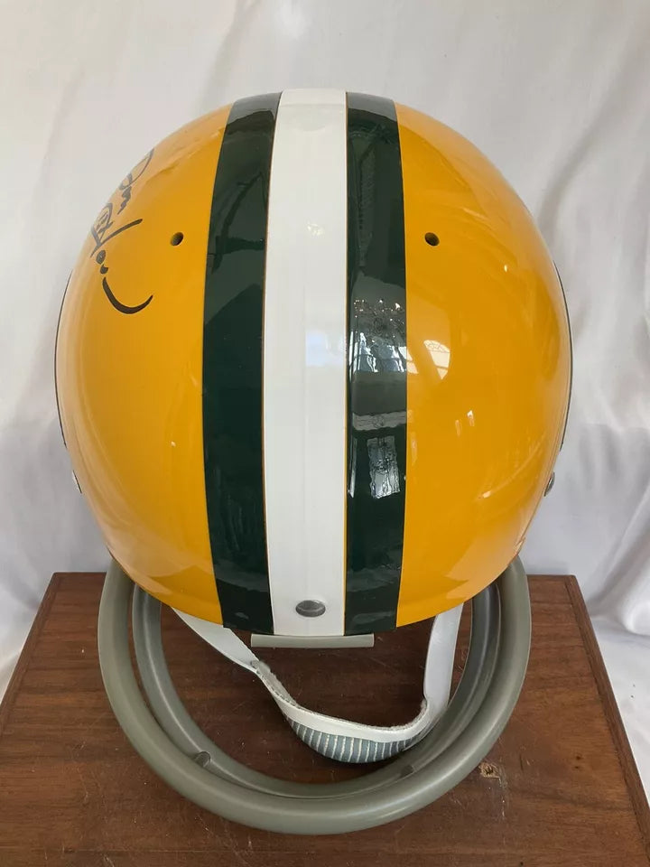 TK2 Style Football Helmet Custom Green Bay Packers Don Horn Autograph WESTBROOKSPORTSCARDS