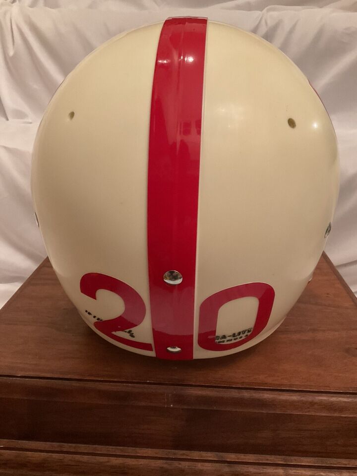 Original Riddell 1973 Nebraska Cornhuskers Kra-Lite TK2 Game Football Helmet WESTBROOKSPORTSCARDS