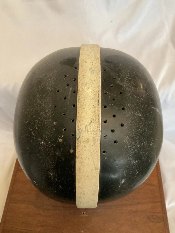 Riddell 1950s RT2 Vintage Football Helmet Black Under Clear Shell WESTBROOKSPORTSCARDS