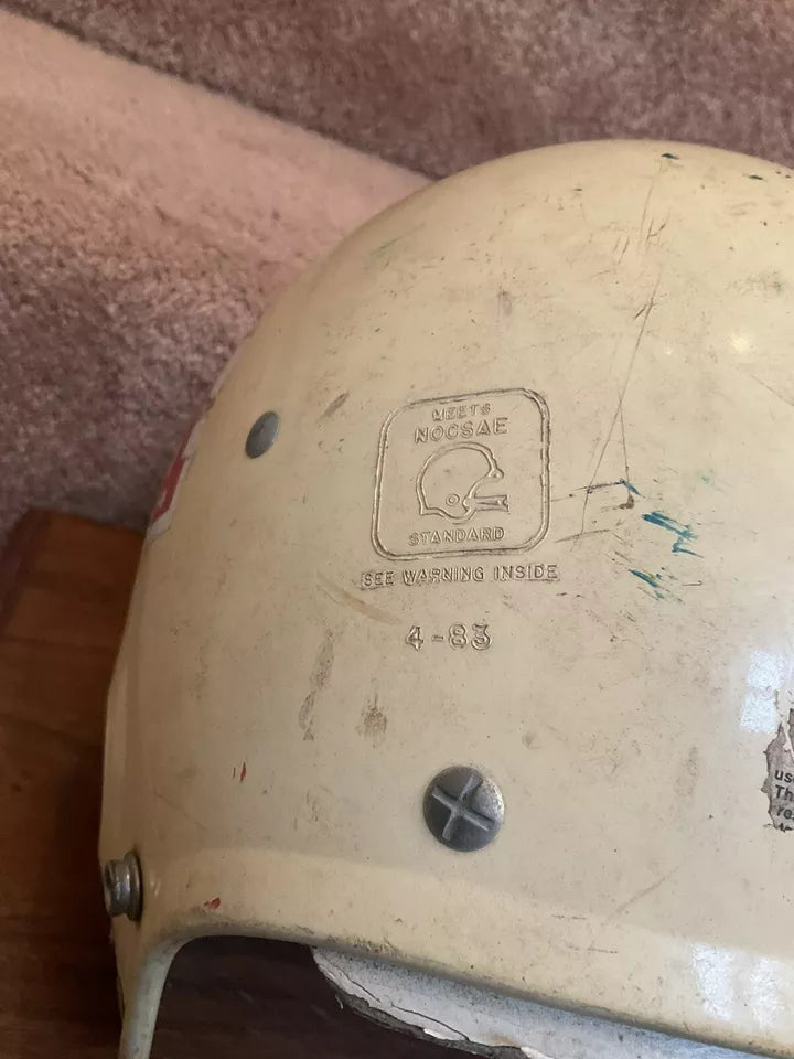 Vintage Original Rawlings HC35 Suspension Large 1983 Football Helmet Rare WESTBROOKSPORTSCARDS