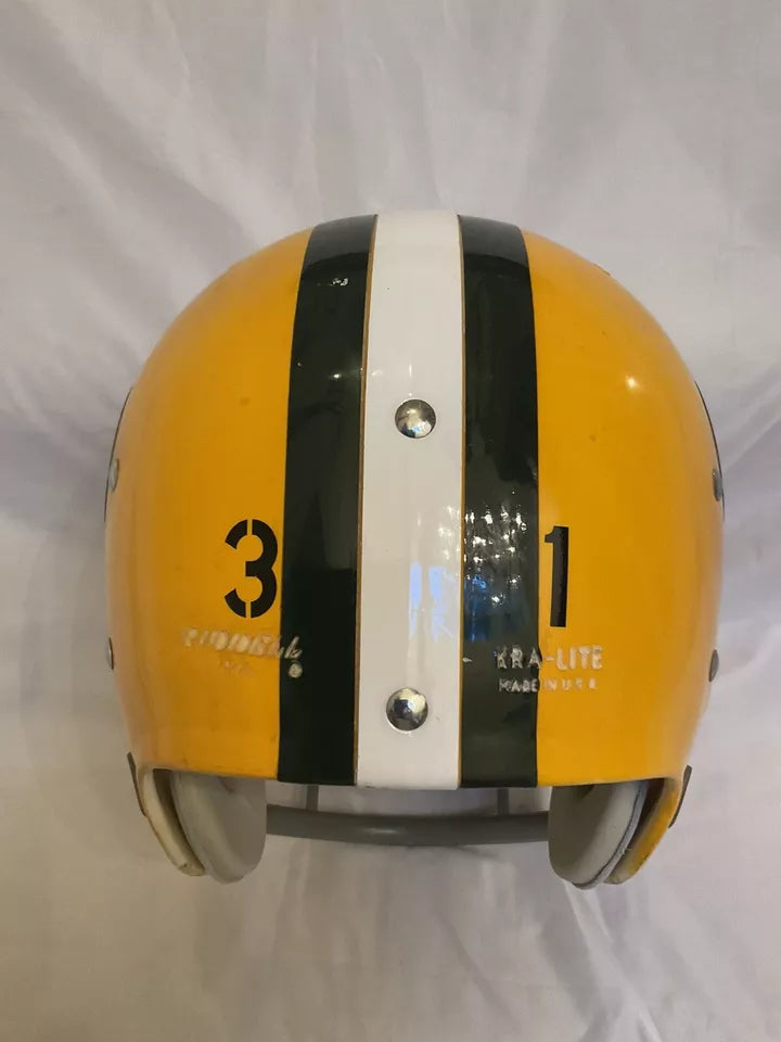 Vintage Riddell Kra-Lite TK2 Football Helmet Green Bay Packers Jim Taylor WESTBROOKSPORTSCARDS