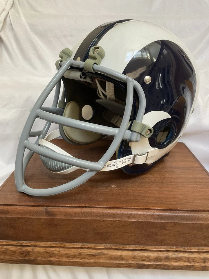Riddell Kra-Lite RK2 Football Helmet Los Angeles Rams Deacon Jones Autographed WESTBROOKSPORTSCARDS