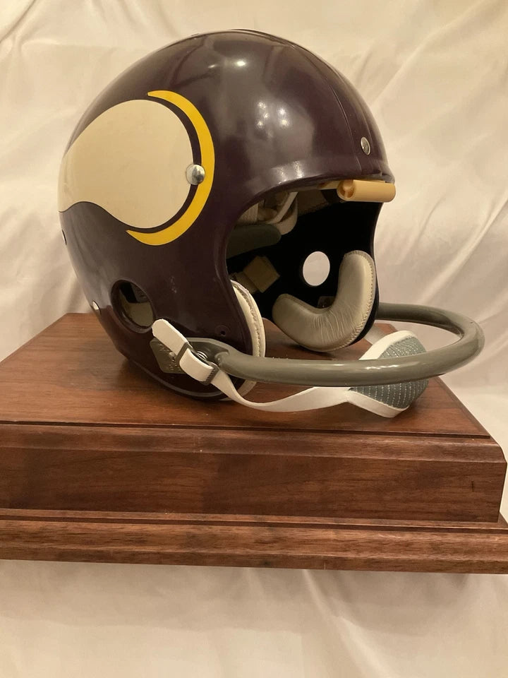 Original Riddell 1970 Minnesota Vikings Kra-Lite TK2 Game Football Helmet WESTBROOKSPORTSCARDS