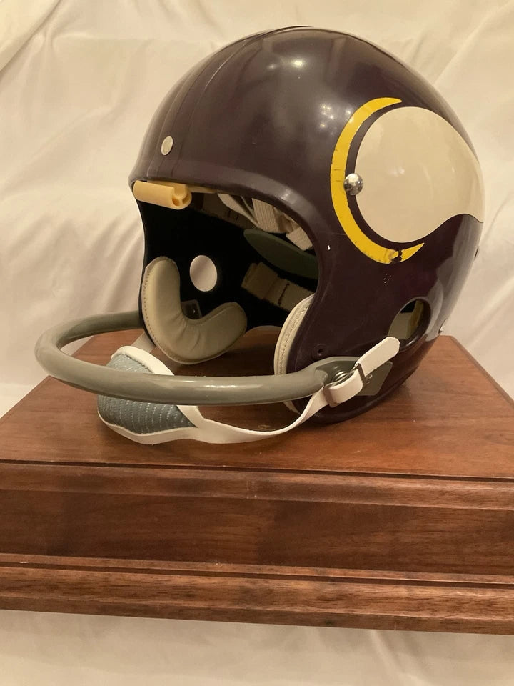 Original Riddell 1970 Minnesota Vikings Kra-Lite TK2 Game Football Helmet WESTBROOKSPORTSCARDS