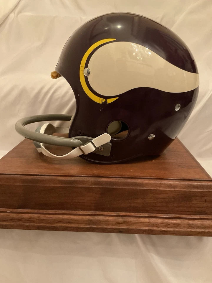 Original Riddell 1970 Minnesota Vikings Kra-Lite TK2 Game Football Helmet WESTBROOKSPORTSCARDS