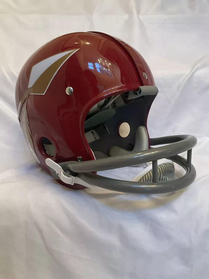 RK2 Style Football Helmet 1969 Washington Redskins Spear Cardinal Color Jurgensen Sports Mem, Cards & Fan Shop:Fan Apparel & Souvenirs:Football-NFL Riddell