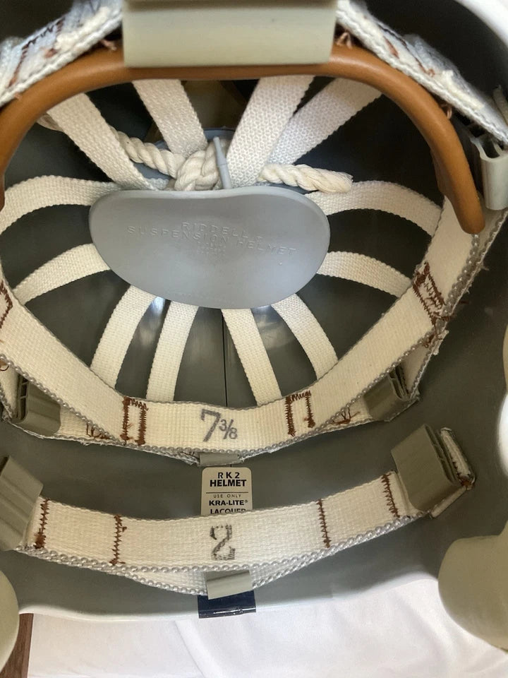 Riddell Kra-Lite RK2 Football Helmet Baltimore Colts Marchetti Moore Autographed WESTBROOKSPORTSCARDS