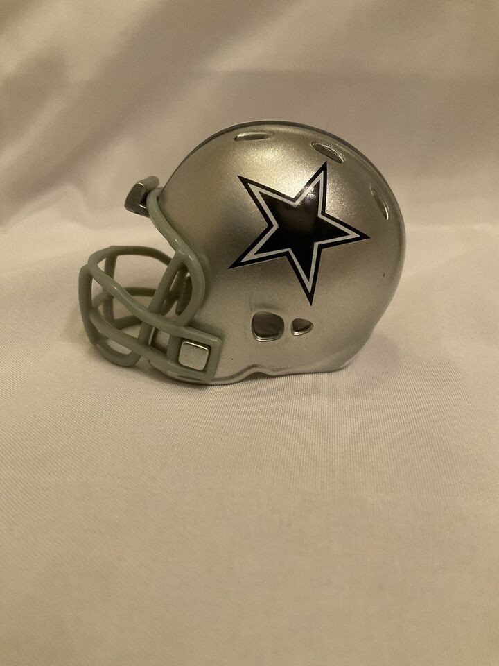Dallas Cowboys Custom Riddell Pocket Pro Helmet 1976 Tribute R-W-B Striping  WESTBROOKSPORTSCARDS