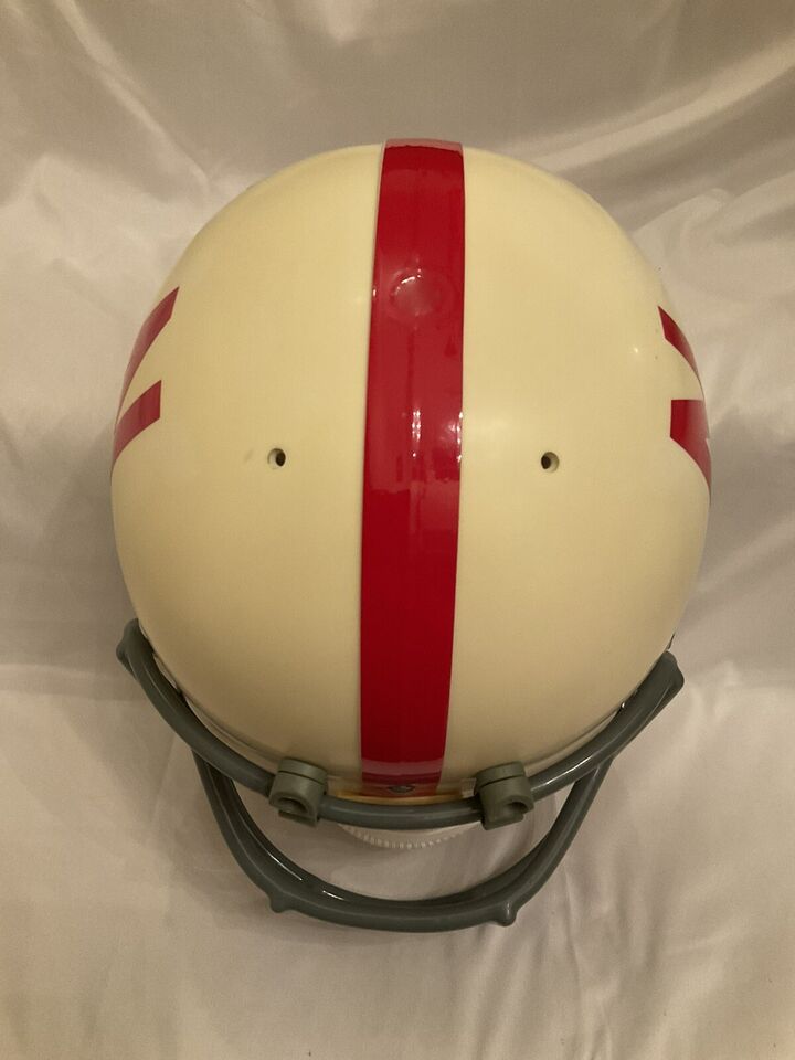 Original Riddell 1973 Nebraska Cornhuskers Kra-Lite TK2 Game Football Helmet  WESTBROOKSPORTSCARDS