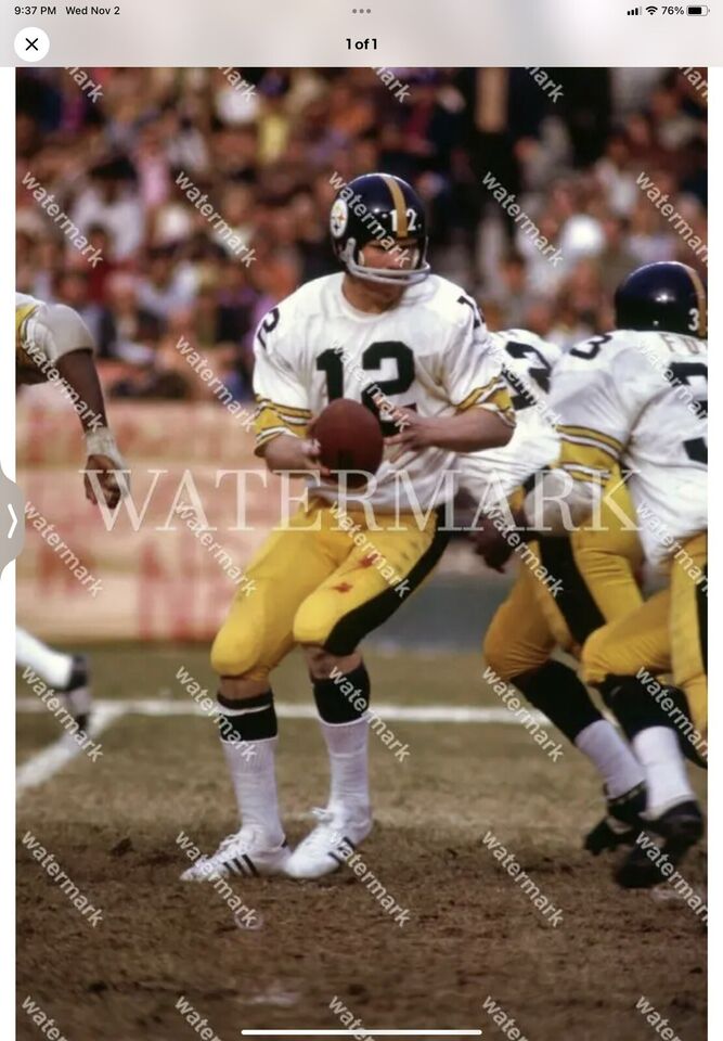 TK2 Style Custom Football Helmet Pittsburgh Steelers Terry Bradshaw Dungard Mask WESTBROOKSPORTSCARDS