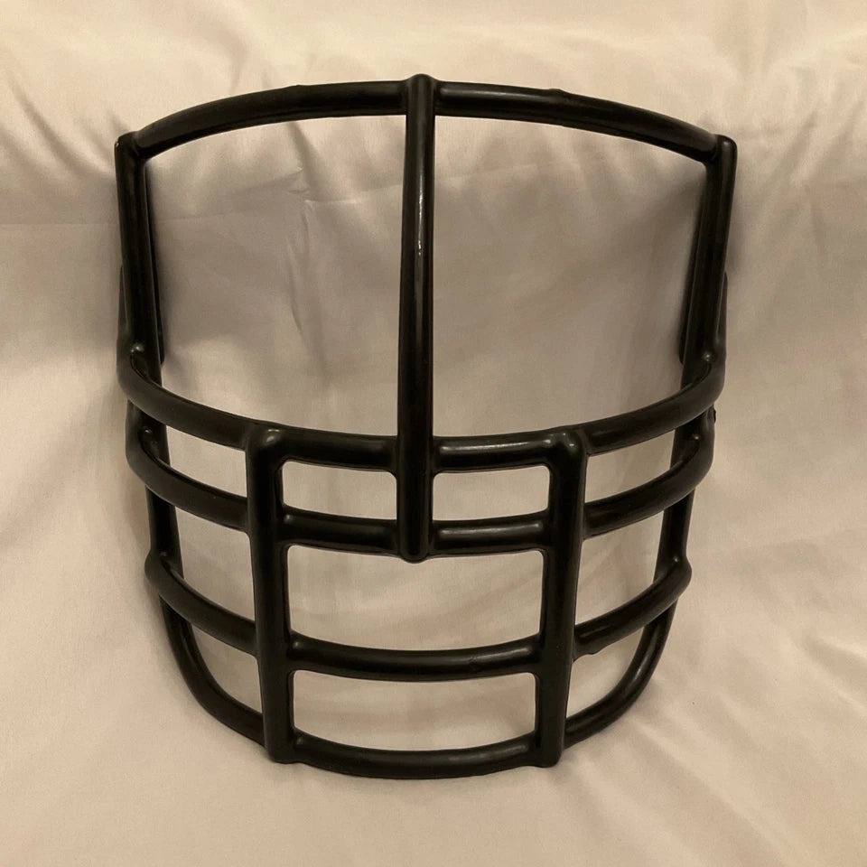Vintage Riddell 1980s NJOP Football Helmet Lineman Black 3-Dot Facemask USFL WESTBROOKSPORTSCARDS