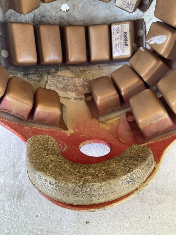 Vintage Original Riddell Kra Lite PAC44 Football Helmet 1979 WESTBROOKSPORTSCARDS