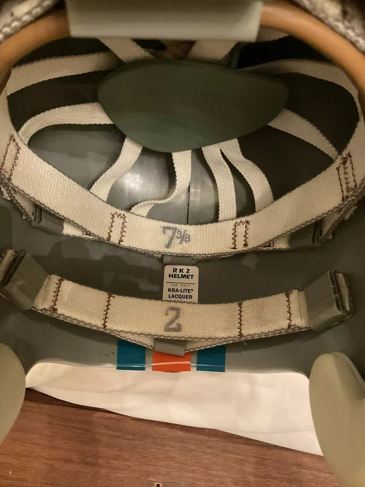 RIDDell Classic RK2 Suspension Football Helmet Miami Dolphins Bob Griese Rookie WESTBROOKSPORTSCARDS