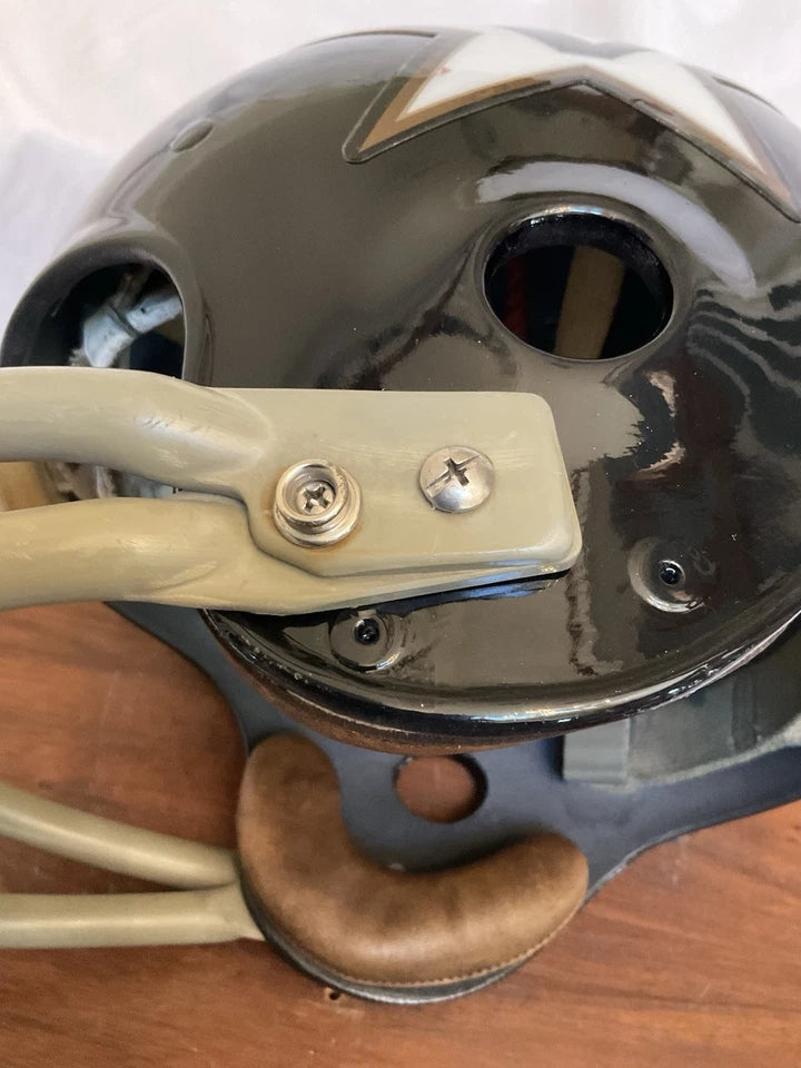 Vintage 1960s Game Used Suspension Football Helmet Vanderbilt Commodores? WESTBROOKSPORTSCARDS