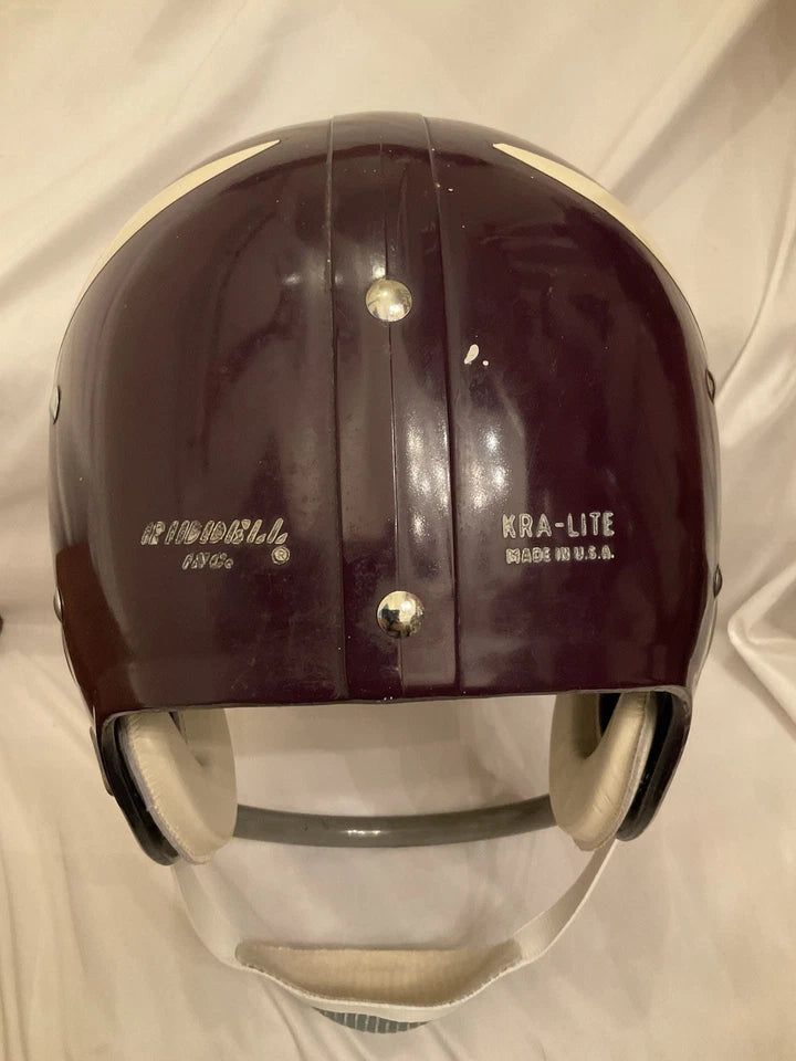 Original Riddell 1970 Minnesota Vikings Kra-Lite TK2 Game Football Helmet WESTBROOKSPORTSCARDS