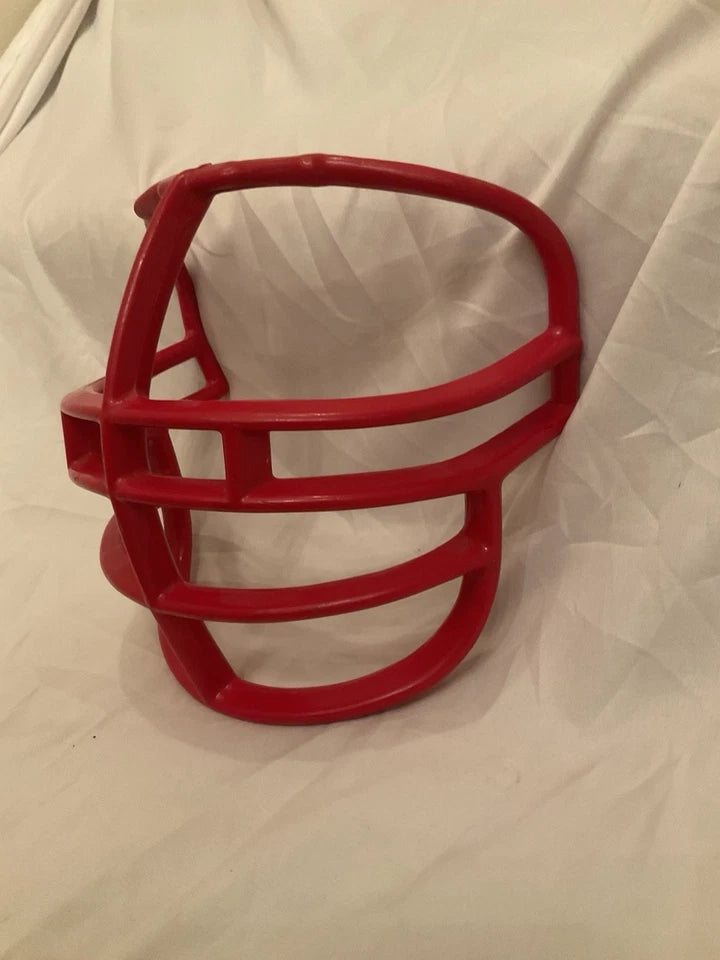 Vintage Riddell 1990s DoubleWire Kra-Lite NJOP Red Football Helmet Facemask Rare WESTBROOKSPORTSCARDS